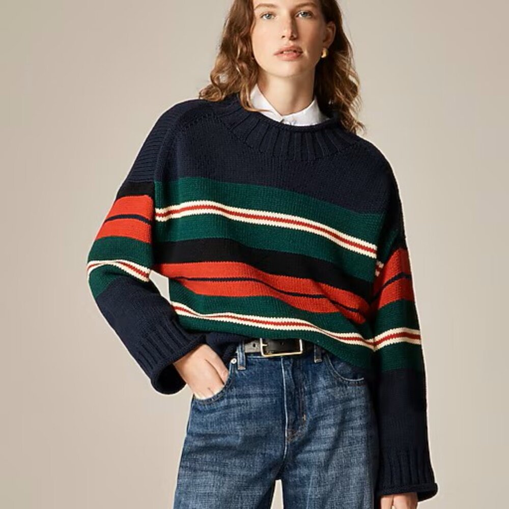 Jcrew 2025 Rollneck™ Sweater in Rugby Stripe